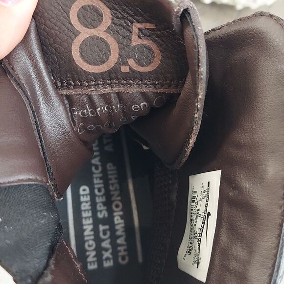 Nike Zoom Kynsie Waterproof Brown Boots Sz 8.5 - Picture 10 of 11